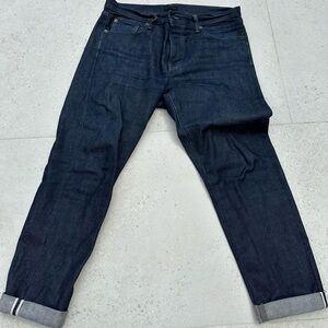 Uniqlo Men's Slim Jeans - Dark Blue